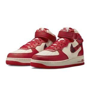 Nike Air Force 1 Mid 07’ LX Mens Shoes Size 13 “Red Plaid” DV0792-101